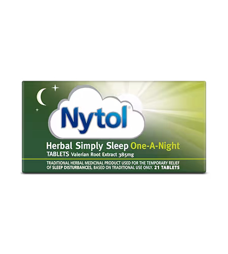 Nytol Herbal One-A-Night Tablets pack
